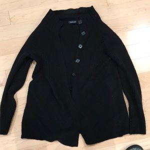 Black cardigan